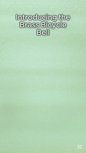 【SG READY STOCK】🇸🇬  Brass Bicycle Bell | With AirTag Slot Bike Ringer | Premium Sound | Weatherproof & Rustproof Quality