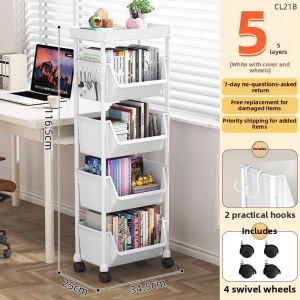 Moveable Storage Bookcase