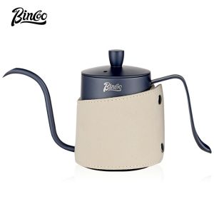Bincoo Ấm Pha Chế Bằng Tay Bình Đựng Cà Phê Miệng Dài Ấm Miệng Mịn Ấm Cổ Ngỗng Đeo Tai Bằng Thép Không Gỉ Ấm Đun Cà Phê Bộ Lọc Gia Dụng Sản Xuất Bia Bộ Nồi