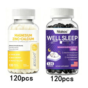L-Theanine + Magnesium Calcium Bundle for Stress Support Calm & Daily Relaxation