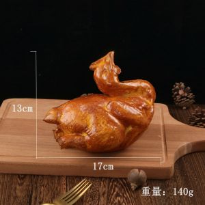 Simulation Roast Duck And Chicken Models Baking Shop Window Decorations Photography Props Chinese Style Single Piece Artifacts