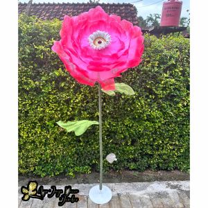 standing bunga lampu motif bunga Peony dekorasi pelaminan / Bunga lampu hias photogrgraphi / bunga hias