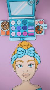 Đồ Chơi Búp Bê Bằng Giấy chủ đề Bộ Trang Điểm - Makeup Kit - DIY Tự Làm cùng Con - Sách Búp Bê Bóc Dán Giúp Bé Tự Chơi - SP09