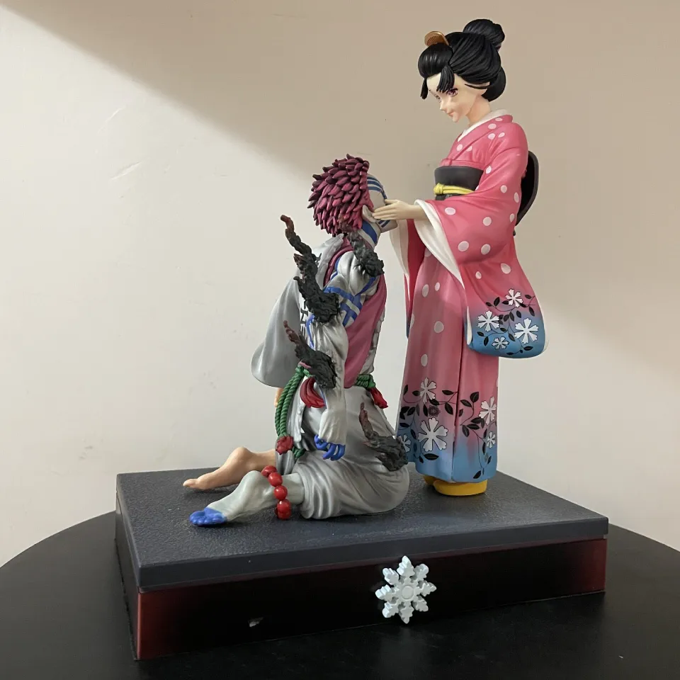 Bandai | 26.5cm Anime Akaza & Koyuki Figure Statue PVC Action