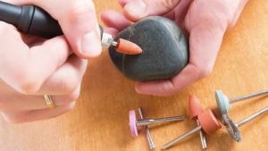 Ikura Tools Mounted Stone Set Batu Osco Pink Kerajinan Tangan Salon Kuku Set 12pcs Mata Bor Mini Kepala Dremel Tuner Tunner Cuner Abrasive Grinding Tangkai Bubut Poles Pemoles Polish Amplas Ampelas Kikir Gosok Penggosok Logam Besi Kayu Plastik IKR-MSS201