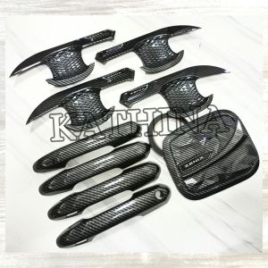 Paket Outer Handle Tank Cover Innova Zenix Carbon Tipe V dan G