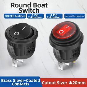kuicc | Waterproof Illuminated Boat Switch 3-Pin 2-Position