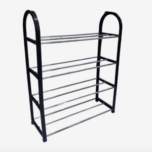 Rak Sepatu 4 Susun Anti Karat Kuat dan Awet Stand Rak Stainless Steel GSF 4103