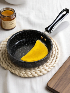 Stainless Steel Non-Stick Flat Bottomed Egg Fry Pan Student Childrens Kitchen Utensils Home Use Omelette Steak Special Small Iron Pan