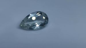 Natural Uruguay Green Amethyst 7.33 Cts. Pear Cut Eye Clean Grade Loose Gemstone