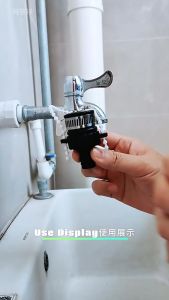 อะแดปเตอร์เชื่อมต่อ Faucet ตัวเชื่อมต่อ Faucet อะแดปเตอร์แบบเกลียว (สำหรับ faucet ทุกรุ่น)