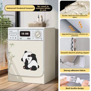 Waterproof Sunscreen Heat Insulation Thick Light Blocking Washing Machine Cover