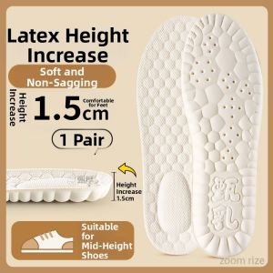 FASHEHAN | Heel Pain Relief Orthotic Insoles Latex Invisible Increase Height