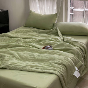 KAMONI | Luxury Thin Summer Cooling Quilt Set 4 Pieces Single Person