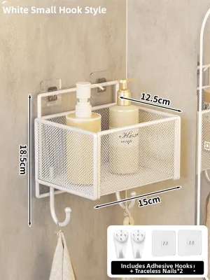 No-Drill Wall-Mounted Storage Rack