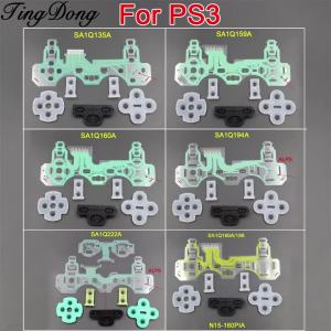 1/2/5Sets For PS3 Controller Conductive Film+Soft Silicon Rubber Conductive Button Pads Replacement