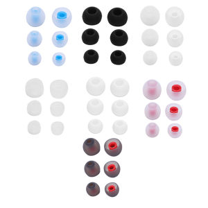 [Vktech] KZ Earphone Earpads 3 Pairs Silicone Replacement Cushions for In Ear Headphones Comfortable Fit