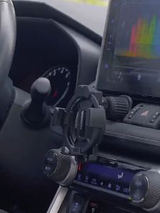 NA - Cup Holder Mobil Ac 2in1 Holder Hp Ventilasi AC D71
