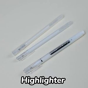 1PC White Gold Silver Gel Pen Color Ink Pens Highlighter Fine Tip For Black Paper Drawing Marker Sketching Painting
