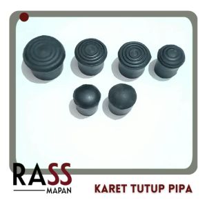 Karet Tutup Pipa Aluminium SS Stainless Kursi 5/8 3/4 25 7/8 1" 11/4 11/2 2" inch 5pcs