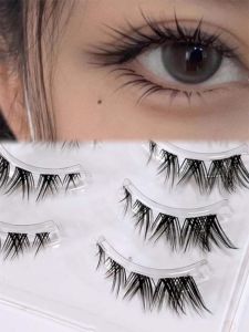 ขนตาปลอมรูปห่านหางผีเสื้อแบบโปร่งใส ทรงตาห่าน ไม่ต้องใช้เทปกาว ขนตาปลอมแบบยาวปานกลาง ขนตาปลอมแบบหนาปานกลาง