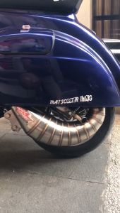 KNALPOT VESPA SMALLFRAME MODEL LUMACA SS SILINCER CARBON