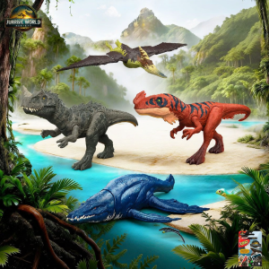 MATTEL | Đồ Chơi Khủng Long Tấn Công Âm Thanh và Ánh Sáng