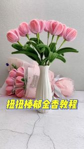 100PCS Kawat Bulu Mercy Warna Pastel Pipe Cleaner Warna Soft Pink Muda Size Kawat 30Cm
