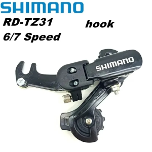 SHIMANO TOURNEY MTB RD TZ31 Tourney TZ31 GS Hook Rear Derailleur/Eye Rear Derailleur 6Speed 7Speed Moutain Bike Cycling