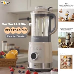 Máy Làm Sữa Hạt Máy Xay Nấu Đa Năng Bear PBJ-B10U5 Chính Hãng- Sữa Đậu Nành - Xay Sinh Tố - Nấu Cháo BH 12 tháng