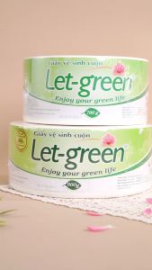 Combo Giấy Vệ Sinh Cuộn LET-GREEN 10x20 700 G/Cuộn