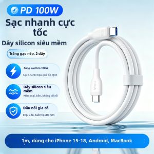 Bull | Dây Cáp Nạp Nhanh PD Type C sang Type C 1m