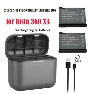 For Insta360 X3 Charger Battery Charging Box for Insta360 X 3 Action Camera Action Camera