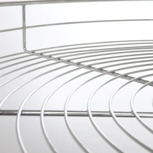 Mâm xoay 3/4 270° GrandX XC.270.80S inox 304 nan dẹt lắp góc tủ bếp dưới rộng 800mm hiện đại