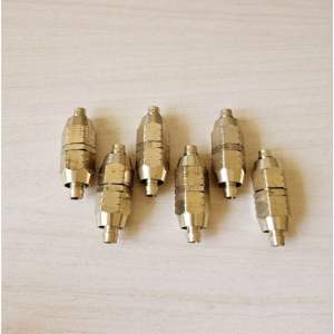 Set 5 Bộ Đầu Nối Dây Xịt Thuốc Không Cần Bấm Bằng Đồng Nguyên Chất