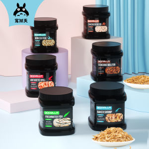 FEIZHUXIANSEN | Turtle Food Snack Fish Dry Shrimp Dry Cricket Dry No Salt