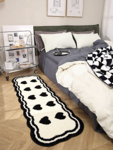 Carpet Modern Minimalist Style Long Rectangle Velvet Fabric Sofa Bedroom Window Seat Childrens Room Living Room Floor Mat