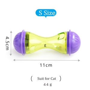 Interactive Dog Cat Food Treat Ball Bowl Toy Funny Pet Shaking Leakage Food Container Puppy Cat Slow Feed Pet Tumbler Toy