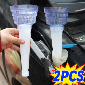 2pcs Universal Funnel Filter Reusable Anti-Scald Automotive Oil Filter Removal Tool Efficient Oil Change Aid for Auto Maintenance