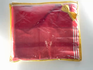 Non-Woven Saree Storage Cover with Zip | Clothes Organizer Bag for Sarees Lehengas & Dresses | Multi-Purpose Storage | Pack of 1 | 2 Colors