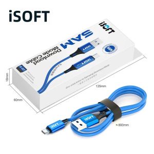 Cáp Sạc Dữ Liệu Sửa Chữa 3 Trong 1 ISOFT IS-007 Cho Dòng Samsung S8-S25 Tự Động Vào Chế Độ Tải Xuống Không Cần Nút Bấm Công Cụ Khôi Phục Dữ Liệu
