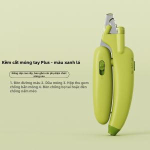 AIWO | Kéo Cắt Móng Thú Cưng Có Đèn Cho Chó Mèo Thỏ