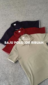 MSMO Men Renald Polo Shirt Kaos Kerah / Kaos Polo Pria / Polo Shirt Pria
