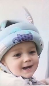 【Ready Stock】Infant Baby Head Protector Cap Hat Helmet for Baby Safety Toddler Headgear Adjustable Helmet Soft and Comfortable Anti-collision and Anti Fall