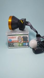 Senter Kepala Luby 2829 7 Watt Bonus LED 3 Watt DC