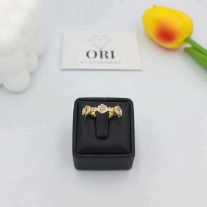 Nhẫn nữ Freesize mặt lục giác Aliyah độc đáo thời trang ORI ACCESSORIES N061