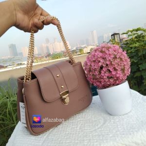 ALFAZA Tas Selempang Wanita Tali Rantai Mewah 3 In 1