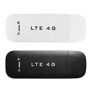 4G LTE Wireless USB Dongle 150Mbps High Speed Mobile Broadband with SIM Card Slot USB WiFi Router for Laptops Notebooks