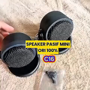 C16 SPEAKER TREBLE SEPASANG 1 INCI IN TWEETER 4-8 ohm DUAL TWITER TWETER MIINI TAMBAHAN C16 SPEAKER