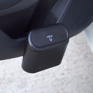 Tempat Sampah Mobil Waterproof Tong Sampah Plastic ABS High Quality Universal Untuk Toyota/Honda/Mitsubishi/Nissan/NoLogo Car Trash Can Garbage Bin Dust Bin Car Trash Bin